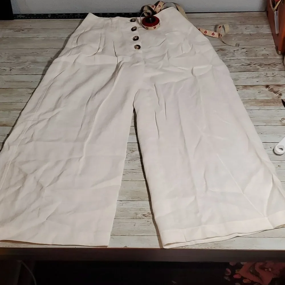 Wilfred NWT Aenor Pants in Espace Linen Blend Wide-Leg Pants Size 2‎